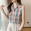 坎肩背心，外穿衬衫无袖雪纺打底衫内搭上衣KQL-9603 商品缩略图3
