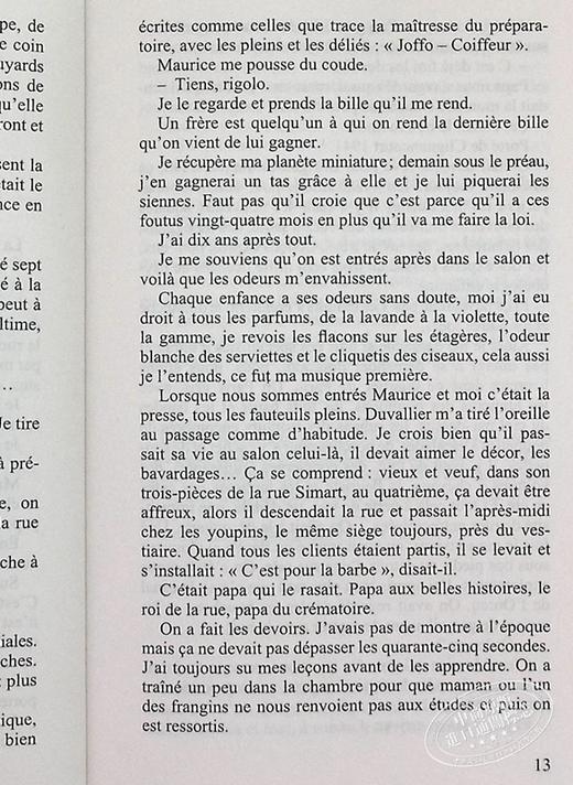 【中商原版】【法文版】一袋子弹（电影封面）法文原版 Un sac de billes 影视小说 joseph joffo 商品图4