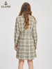 ELAND衣恋学院风复古格纹青春减龄衬衫连衣裙女EEOWC23N2M 商品缩略图1