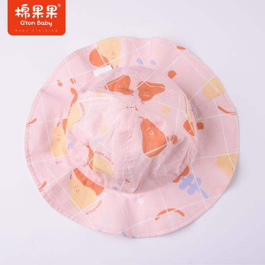 棉果果夏季女童纯棉印花小盆帽M224400422313 商品图2