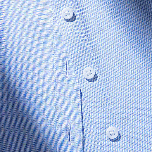 【100棉免烫抗皱】罗蒙春夏长袖衬衫女士正装商务通勤细格纹衬衣女 商品图5