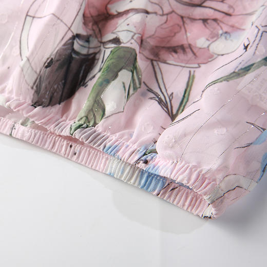 印花雪纺开衫夏装休闲透气潮搭短款小外套  GYM-D8875 商品图4