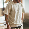 老米优品/ 马登工装 美式复古250g华夫格圆领针织短袖T恤半袖打底衫男夏 商品缩略图1
