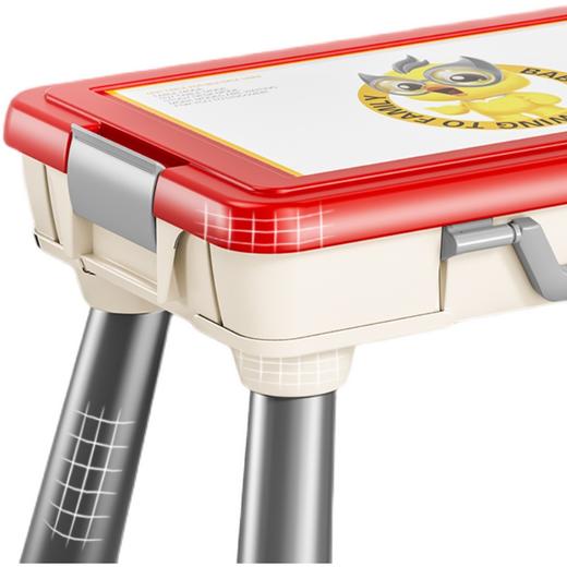 婴爱有家 儿童拼装益智积木雪花片收纳桌椅子套装组装 商品图4