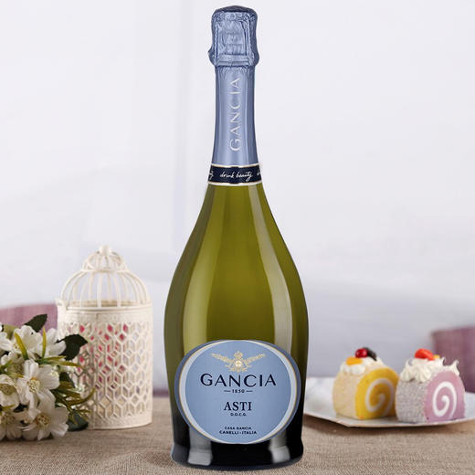 建发酒业 意大利原瓶进口 GANCIA甘恰阿斯蒂男女士起泡酒起泡葡萄酒 7.5度 750ml 单支 商品图1