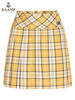 ELAND衣恋JK学院风高腰显瘦格纹百褶裙半身裙女EEWHC23N2M 商品缩略图4