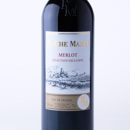 建发酒业 法国原瓶进口红酒卡思黛乐castel玛茜精典美露红葡萄酒 礼盒12.5度干红750ml红酒 单支 商品图2