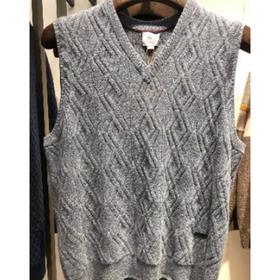 3楼 鹿王V领男套背心