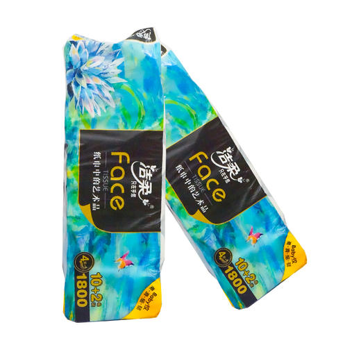 洁柔卫生纸（Face油画有芯）12卷1800g 商品图1