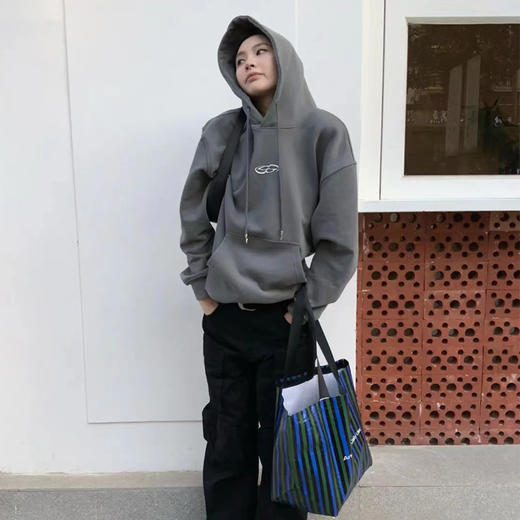  NUTH秋冬宽松连帽加绒连帽卫衣女 Logo Hoodie 商品图0