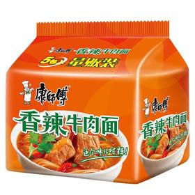 康师傅经典五连包藤椒牛肉面