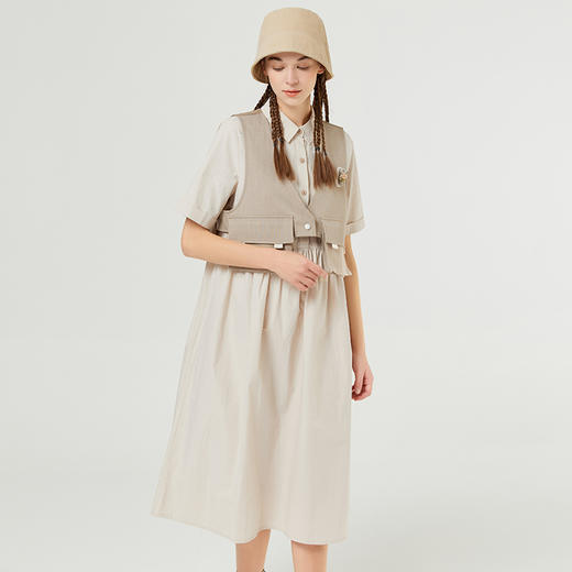 Famecoco范可儿休闲时尚套装女成套搭配女装减龄清新夏季F223EA010 商品图0