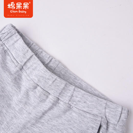棉果果夏季女童纯棉针织七分裤M222201222314 商品图2