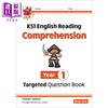 预售 英国CGP原版 KS1 English Targeted Question Book Comprehension 小学1年级英语阅读理解练习套装2册 含答案 商品缩略图1