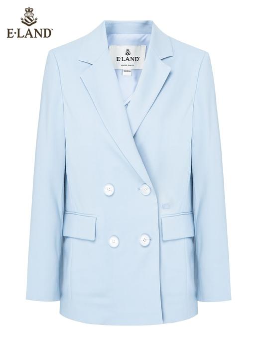 ELAND衣恋宽松休闲清新简约通勤气质西装外套女EEJKC23Q2N 商品图4