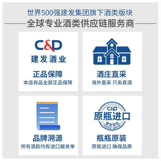 建发酒业 13.5度美国原瓶进口红酒嘉露仙粉黛红葡萄酒半干型750ml 红酒 六支 商品图1