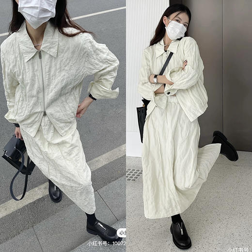 HIDEMI 褶皱工艺风格套装 商品图1