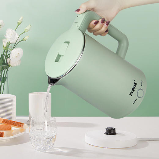 【保温电水壶礼品】家用不锈钢自动断电电热保温壶  不锈钢大容量双层隔热壶 商品图4