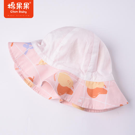 棉果果夏季女童纯棉印花小盆帽M224400422313 商品图4