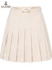ELAND衣恋学院风高腰显瘦小个子百褶裙半身裙女EEWHC23H1C 商品缩略图4