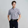 GOOD LUCK/德鲨经典格纹亲肤柔软舒适短袖衬衫LY11416-858 商品缩略图1