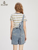 ELAND衣恋小个子俏皮可爱减龄显瘦背带牛仔短裤女EETJC24H2M 商品缩略图1