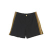谜底休闲短裤女2022夏季新款时尚简约撞色拼接个性4分裤222MK0685 商品缩略图4