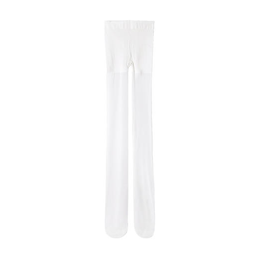 笛莎Deesha 女童连裤袜2023夏季新款儿童时尚白色弹性舞蹈袜练功袜三条装 商品图2