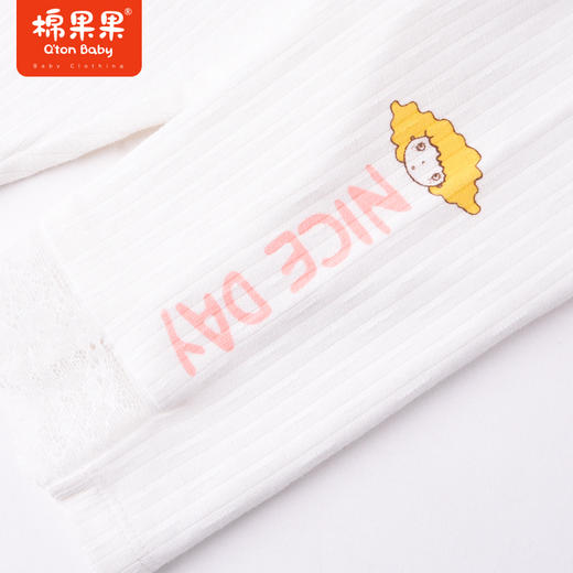 棉果果夏季女童纯棉莫代尔七分打底裤M222206222265 商品图2