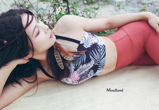 爆款好货 后交叉短背心-墨红叶 商品图3