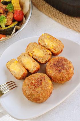 空气炸锅 | 低脂芝士爆浆鸡肉燕麦饼