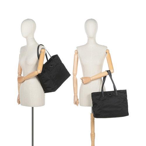 【国内现货】PRADA/普拉达 2021款 女士织物手提单肩包托特包 1BG052 R064 商品图4