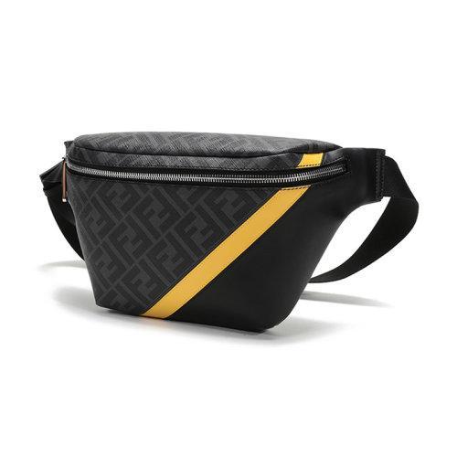 FENDI/芬迪 男士聚氨酯/织物/皮革斜挎包胸包腰包7VA434A9XS 商品图1