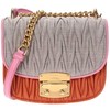 【现货秒发】MiuMiu/缪缪 女士织物/配皮单肩斜挎包 5BD025 2EGJ 商品缩略图0