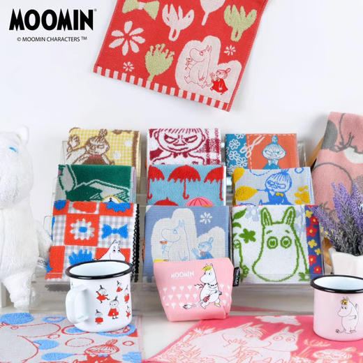 5F毛巾美术馆姆明手帕25*25 商品图0