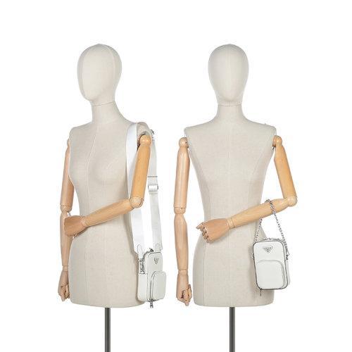 【国内现货】PRADA/普拉达 2021款 女士迷你款皮革手提单肩斜挎包 1BH183 NZV 商品图9