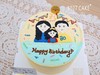 1027CAKE |  手绘蛋糕  一家三口  温馨一家三口 商品缩略图1