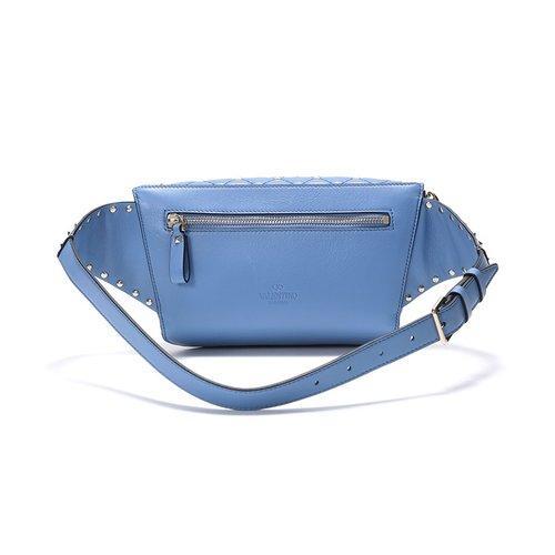【现货秒发】Valentino/华伦天奴 女士羊皮铆钉腰包斜挎包 RW2B0B45NAP 商品图3