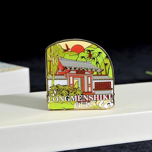 龙门奇妙物 名胜古迹龙门石窟文创金属冰箱贴礼盒套装 商品图2