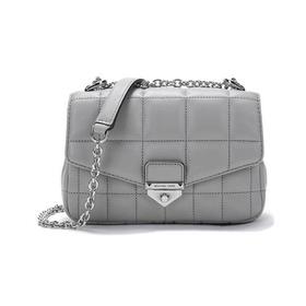 【高圆圆同款】【国内现货】Michael Kors/迈克·科尔斯 2021款 MK女包小号SOHO系列羊皮革手提单肩斜挎包链条包 30H0S1SL1T