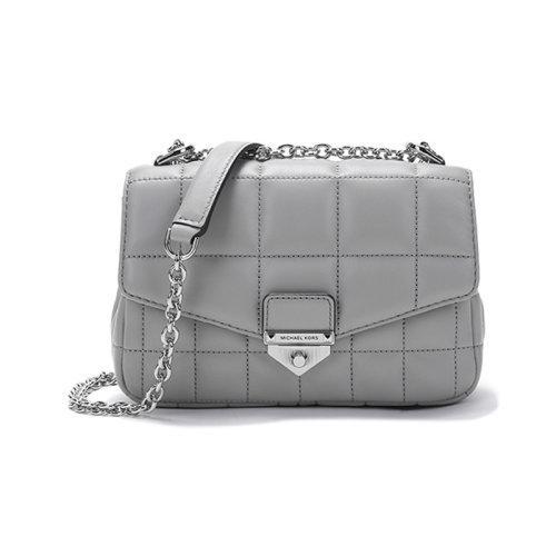 【高圆圆同款】【国内现货】Michael Kors/迈克·科尔斯 2021款 MK女包小号SOHO系列羊皮革手提单肩斜挎包链条包 30H0S1SL1T 商品图0