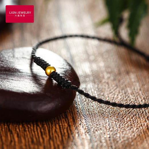 六鑫珠宝 黄金足金999小金珠戒指/手链 网红系列 送人自带都合适 商品图1