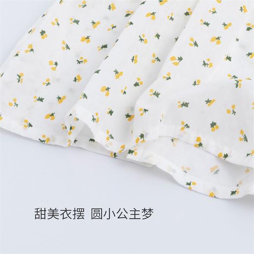 贝贝怡夏季童装小清新印花女童短袖洋气时尚上衣宝宝外出服 商品图8