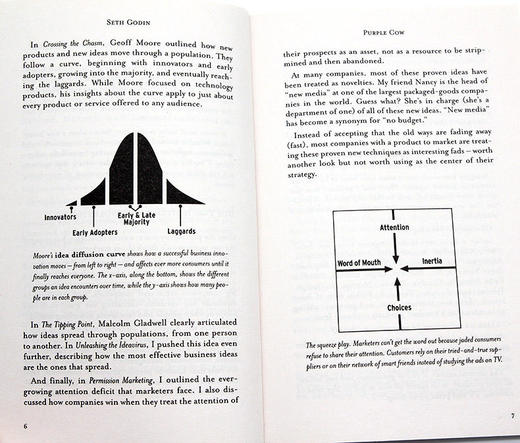 紫牛 英文原版 Purple Cow 经管类经典书籍 市场营销理念 经济管理 赛斯高汀 Seth Godin 英文版进口原版英语书 商品图1