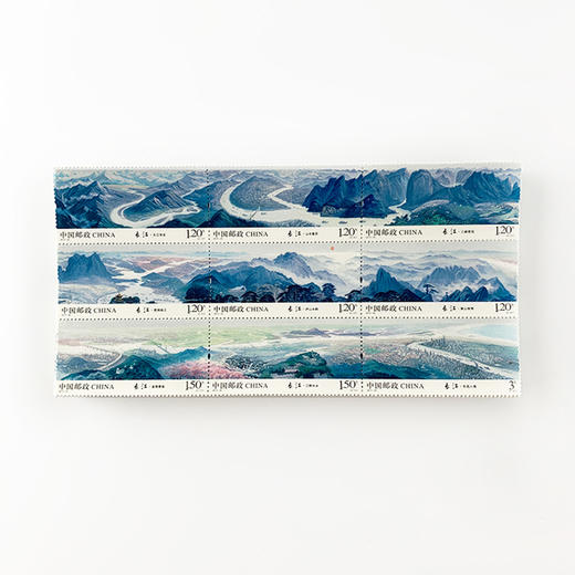 祖国江山版票系列一套3枚， 长江 黄河 长城  小版 邮票 商品图1
