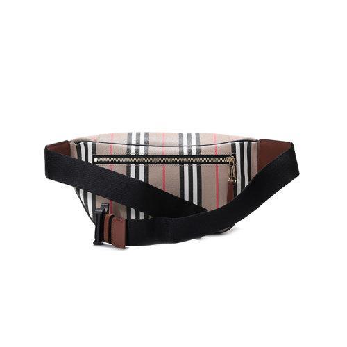 BURBERRY/博柏利 男女通用款环保帆布胸包斜挎包腰包 80268381 商品图2