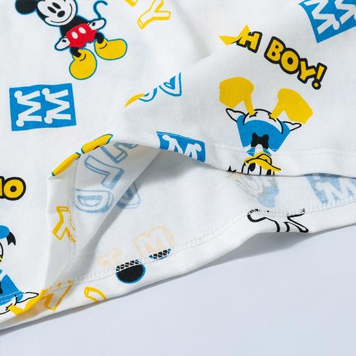 【唐老鸭90周年】迪士尼童装夏季新品儿童短袖印花时尚男童上衣宝宝外出服 商品图7