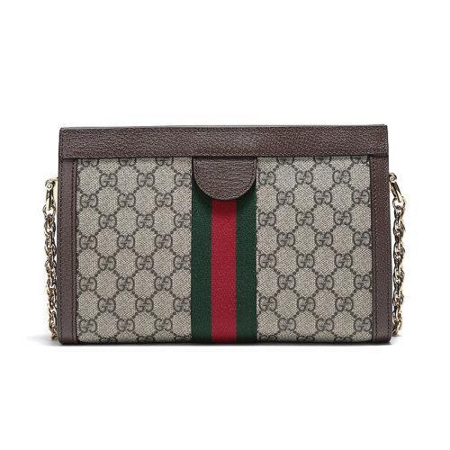 GUCCI/古驰 女士Ophidia系列人造帆布/配皮小号单肩包 503877 K05NG 商品图2