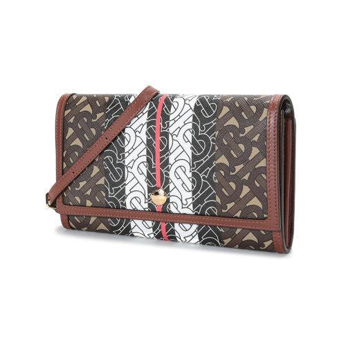 【国内现货】BURBERRY/博柏利 女款环保帆布单肩斜挎包手拿包钱包 80204041 商品图1