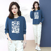2022春装新款印花字母卫衣宽松圆领气质减龄简约上衣 HR-MUZL99595 商品缩略图1